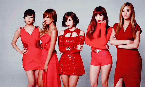 Image result for dazzling red kpop gif
